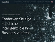 Tablet Screenshot of cognotekt.com